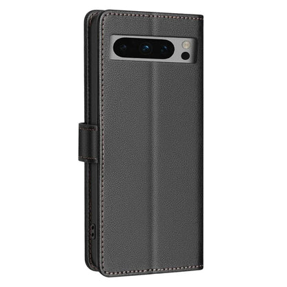 BINFEN COLOR BF32 For Google Pixel 8 Pro RFID Blocking Phone Case Litchi Texture Leather Phone Cover