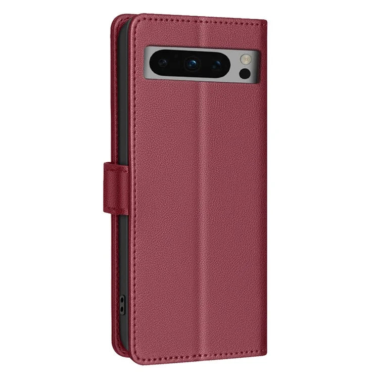 BINFEN COLOR BF32 For Google Pixel 8 Pro RFID Blocking Phone Case Litchi Texture Leather Phone Cover