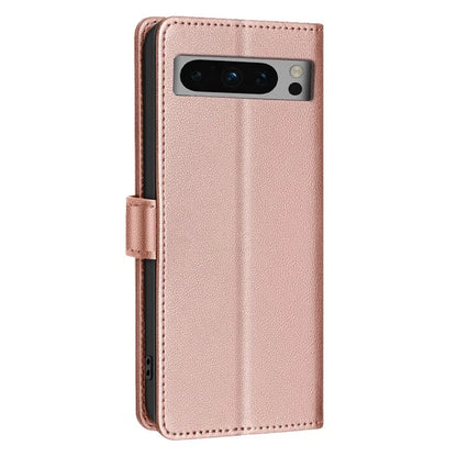 BINFEN COLOR BF32 For Google Pixel 8 Pro RFID Blocking Phone Case Litchi Texture Leather Phone Cover