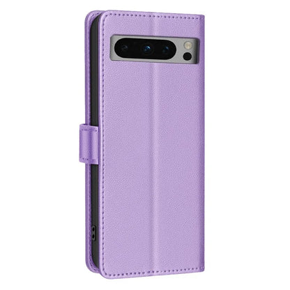 BINFEN COLOR BF32 For Google Pixel 8 Pro RFID Blocking Phone Case Litchi Texture Leather Phone Cover