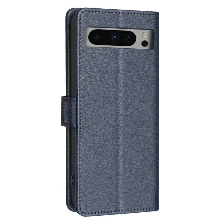 BINFEN COLOR BF32 For Google Pixel 8 Pro RFID Blocking Phone Case Litchi Texture Leather Phone Cover