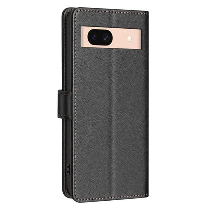 BINFEN COLOR BF32 For Google Pixel 8a Mobile Phone Case Litchi Texture RFID Blocking Leather Stand Cover