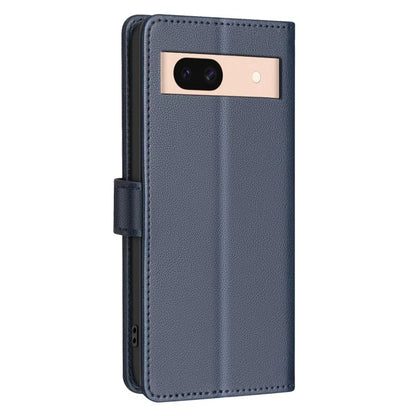 BINFEN COLOR BF32 For Google Pixel 8a Mobile Phone Case Litchi Texture RFID Blocking Leather Stand Cover