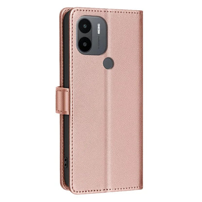 BINFEN COLOR BF32 For Xiaomi Redmi A1 4G / A2 4G / A1+ 4G / A2+ 4G / Poco C50 4G Case Litchi Texture RFID Blocking Leather Phone Cover