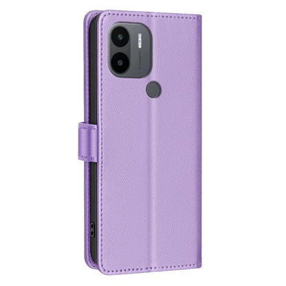 BINFEN COLOR BF32 For Xiaomi Redmi A1 4G / A2 4G / A1+ 4G / A2+ 4G / Poco C50 4G Case Litchi Texture RFID Blocking Leather Phone Cover