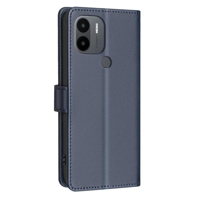 BINFEN COLOR BF32 For Xiaomi Redmi A1 4G / A2 4G / A1+ 4G / A2+ 4G / Poco C50 4G Case Litchi Texture RFID Blocking Leather Phone Cover