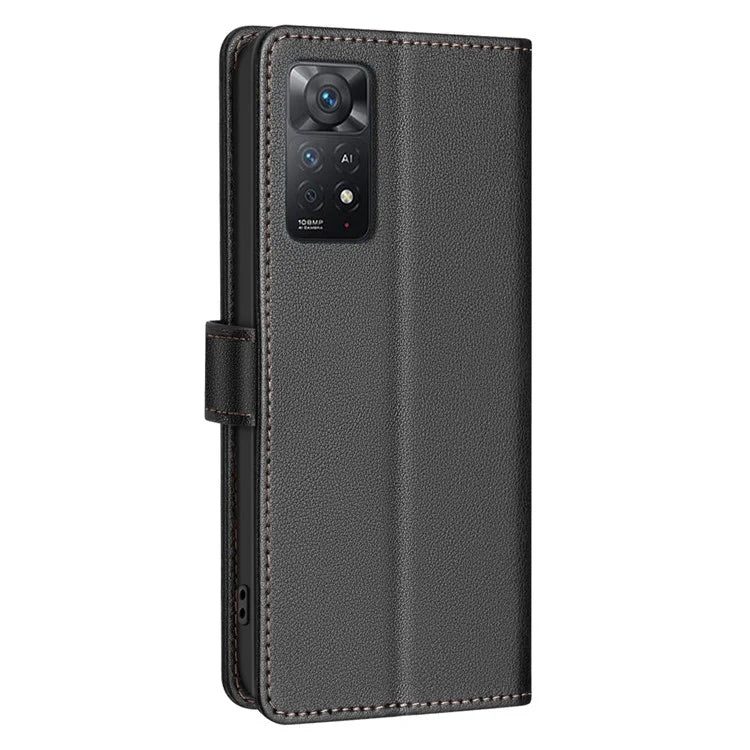 BINFEN COLOR BF32 For Xiaomi Redmi Note 11 Pro 4G (Mediatek) / Note 11 Pro 5G (Qualcomm) / Note 12 Pro 4G Leather Phone Cover