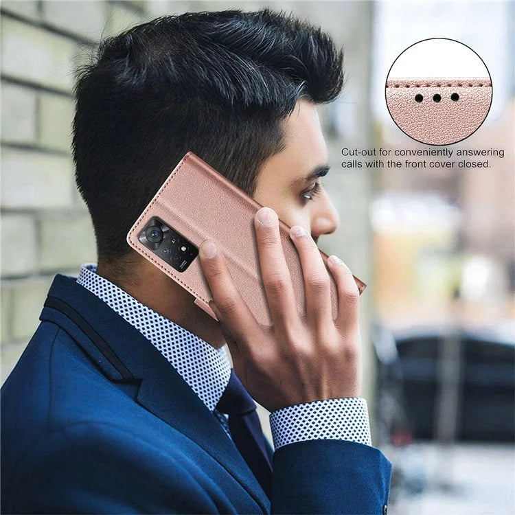 BINFEN COLOR BF32 For Xiaomi Redmi Note 11 Pro 4G (Mediatek) / Note 11 Pro 5G (Qualcomm) / Note 12 Pro 4G Leather Phone Cover