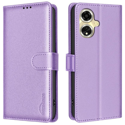 BINFEN COLOR BF32 For Oppo A59 Wholesale Phone Case Litchi Texture RFID Blocking PU Leather Phone Cover