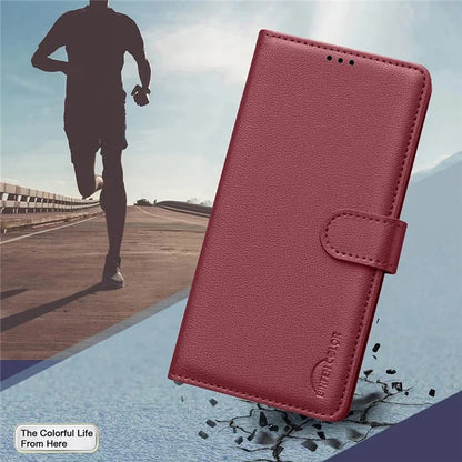 BINFEN COLOR BF32 For Honor 90 Pro Case RFID Blocking Phone Cover PU Leather Shell
