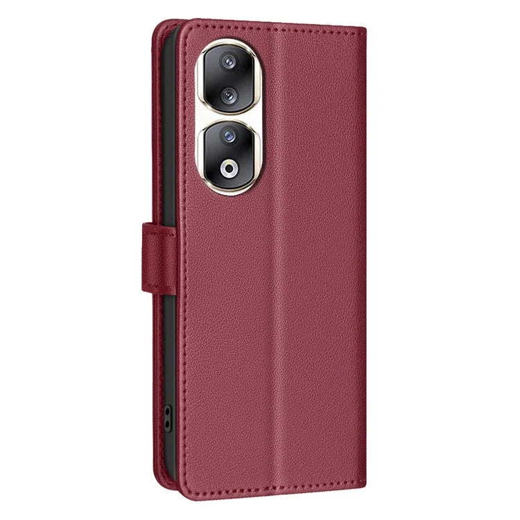 BINFEN COLOR BF32 For Honor 90 Pro Case RFID Blocking Phone Cover PU Leather Shell