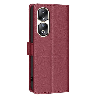 BINFEN COLOR BF32 For Honor 90 Pro Case RFID Blocking Phone Cover PU Leather Shell