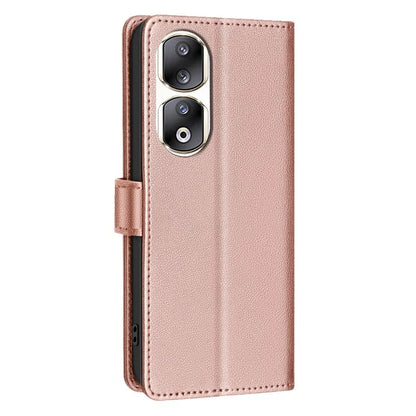 BINFEN COLOR BF32 For Honor 90 Pro Case RFID Blocking Phone Cover PU Leather Shell