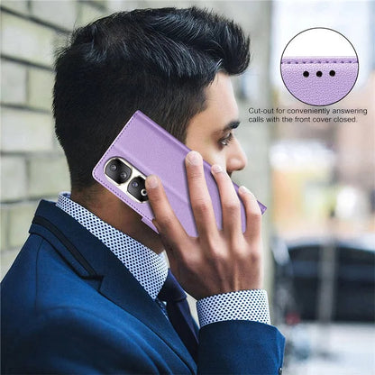 BINFEN COLOR BF32 For Honor 90 Pro Case RFID Blocking Phone Cover PU Leather Shell