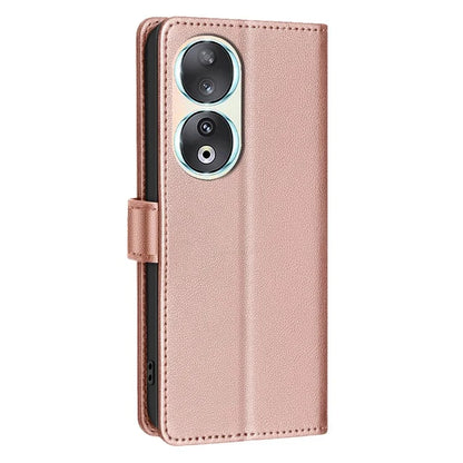 BINFEN COLOR BF32 For Honor 90 Case RFID Blocking PU Leather Protective Phone Cover