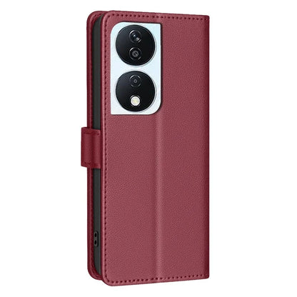 BINFEN COLOR BF32 For Honor X7b 4G / 90 Smart Case Leather Cover RFID Blocking