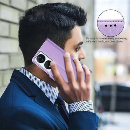 BINFEN COLOR BF32 For Honor X7b 4G / 90 Smart Case Leather Cover RFID Blocking