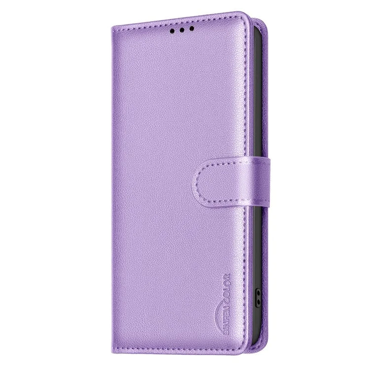 BINFEN COLOR BF32 For Honor X7b 4G / 90 Smart Case Leather Cover RFID Blocking