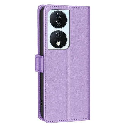 BINFEN COLOR BF32 For Honor X7b 4G / 90 Smart Case Leather Cover RFID Blocking