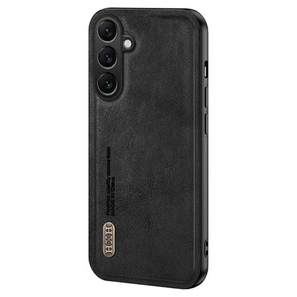 For Samsung Galaxy M55 5G / C55 5G / F55 5G Case Frosted TPU+PU Phone Cover with Built-In Metal Sheet