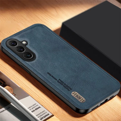 For Samsung Galaxy M34 5G / F34 5G Case Matte Texture TPU+Leather Phone Cover Non-Slip Shockproof