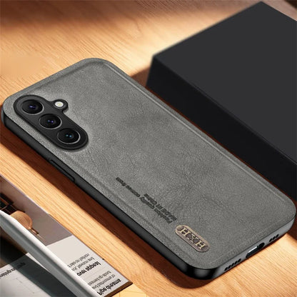 For Samsung Galaxy M34 5G / F34 5G Case Matte Texture TPU+Leather Phone Cover Non-Slip Shockproof