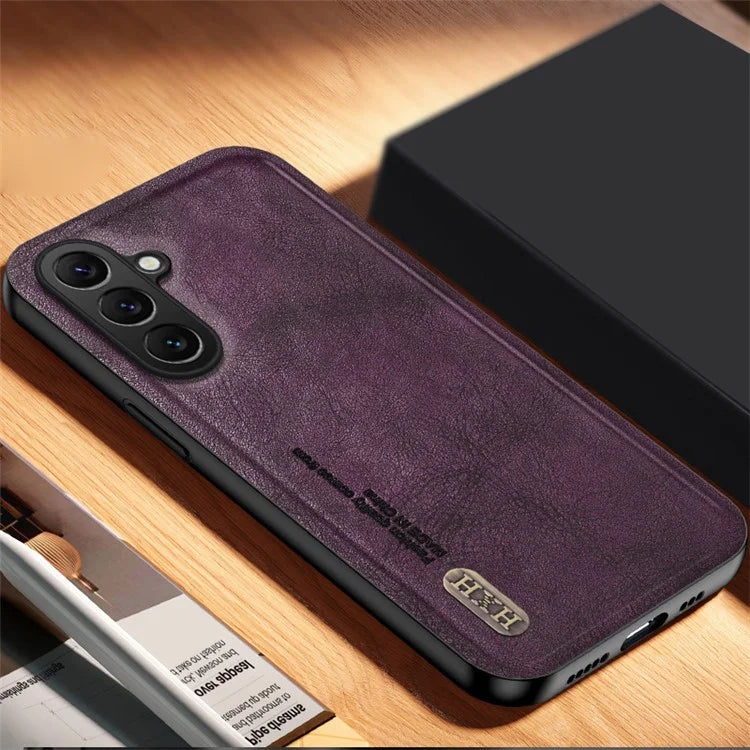 For Samsung Galaxy M34 5G / F34 5G Case Matte Texture TPU+Leather Phone Cover Non-Slip Shockproof