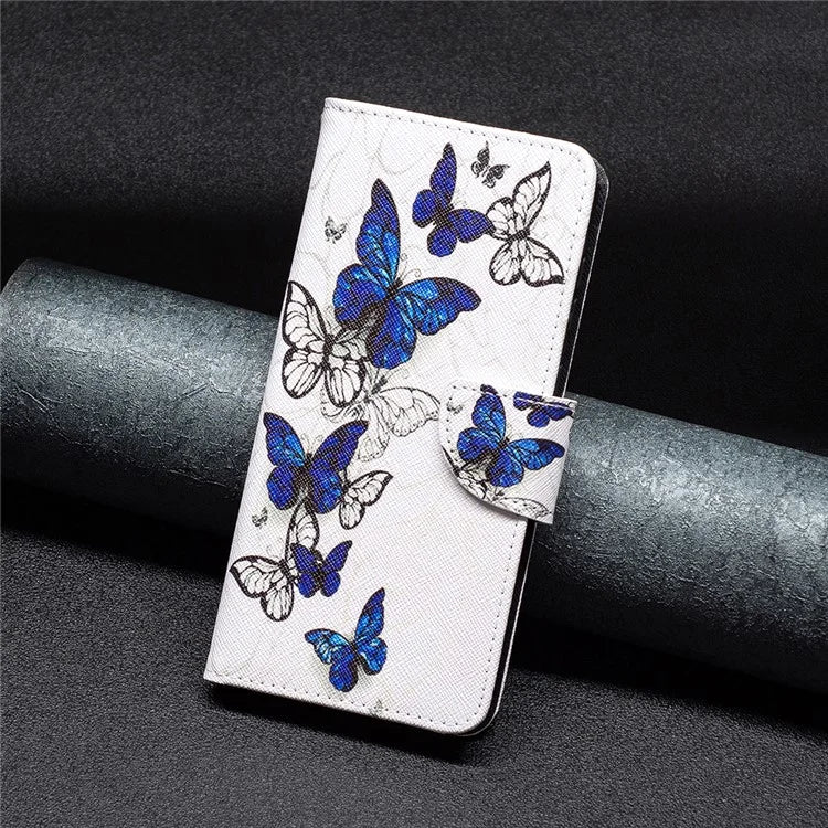 For iPhone 16 Plus Case Pattern Print Wallet Leather Stand Flip Phone Cover