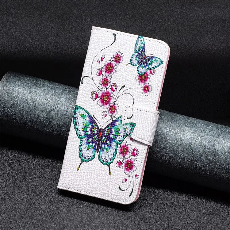 For iPhone 16 Plus Case Pattern Print Wallet Leather Stand Flip Phone Cover