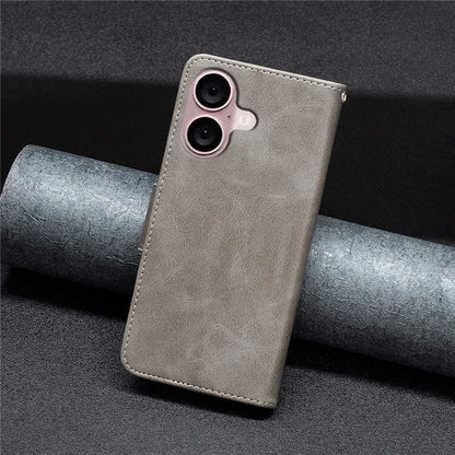 For iPhone 16 Plus Case Flip Stand Wallet Shockproof Leather Cell Phone Cover