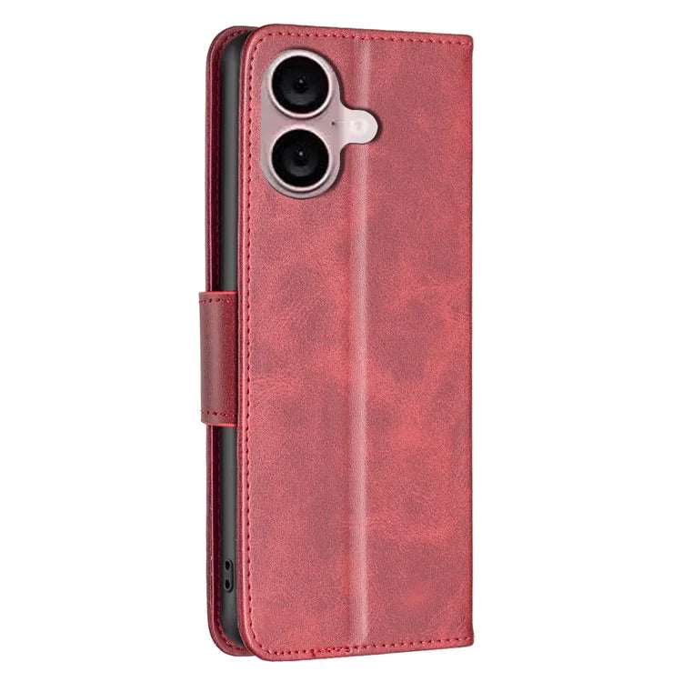For iPhone 16 Plus Case Flip Stand Wallet Shockproof Leather Cell Phone Cover