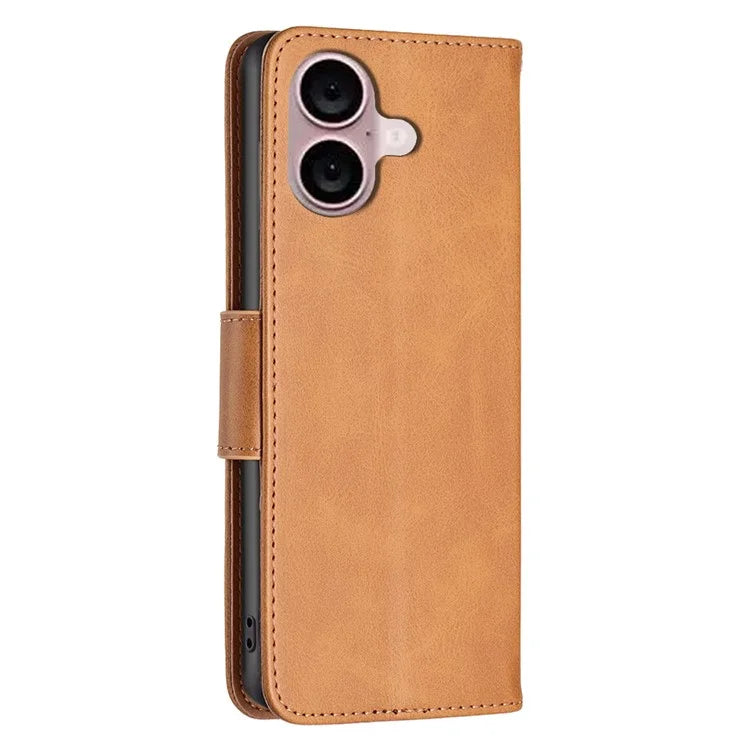 For iPhone 16 Case Shockproof Leather Stand Wallet Mobile Phone Cover