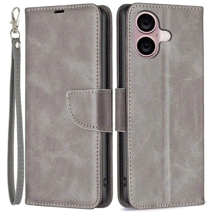 For iPhone 16 Case Shockproof Leather Stand Wallet Mobile Phone Cover