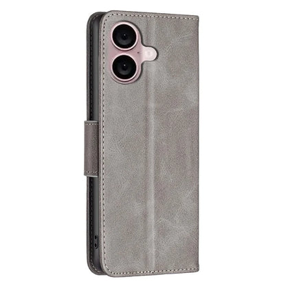 For iPhone 16 Case Shockproof Leather Stand Wallet Mobile Phone Cover