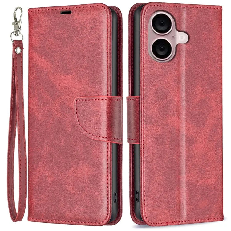 For iPhone 16 Case Shockproof Leather Stand Wallet Mobile Phone Cover