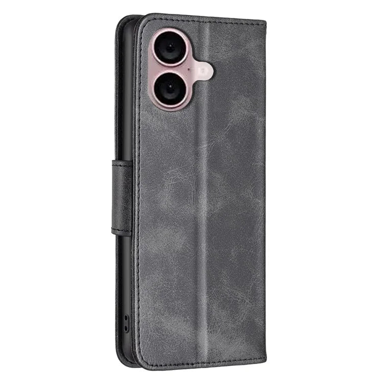 For iPhone 16 Case Shockproof Leather Stand Wallet Mobile Phone Cover