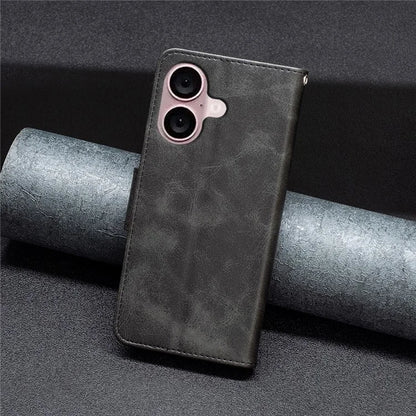 For iPhone 16 Case Shockproof Leather Stand Wallet Mobile Phone Cover