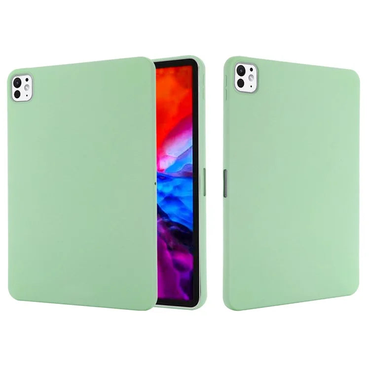 For iPad Pro 13 (2024) Case Liquid Silicone Scratch Resistant Tablet Cover