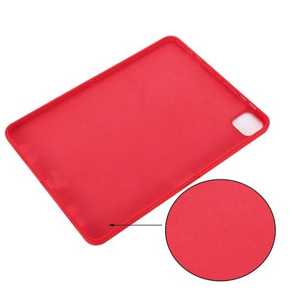 For iPad Pro 13 (2024) Case Liquid Silicone Scratch Resistant Tablet Cover