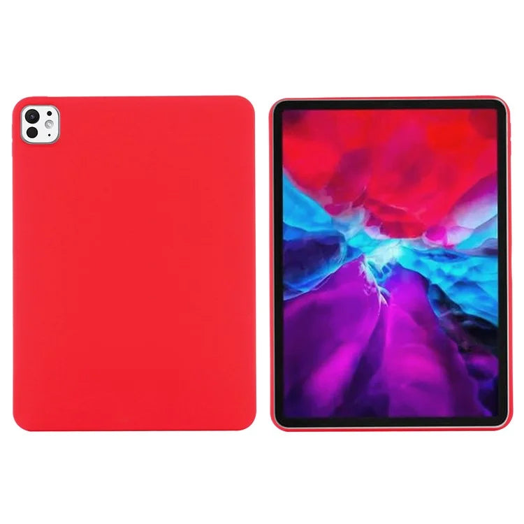 For iPad Pro 13 (2024) Case Liquid Silicone Scratch Resistant Tablet Cover