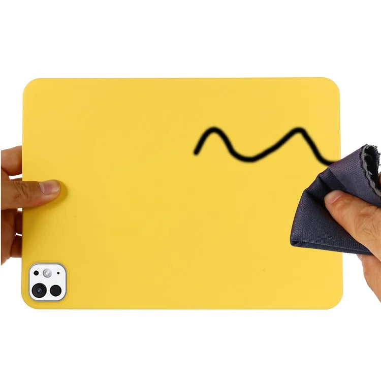 For iPad Pro 11 (2024) Case Liquid Silicone Anti-Scratch Tablet Cover
