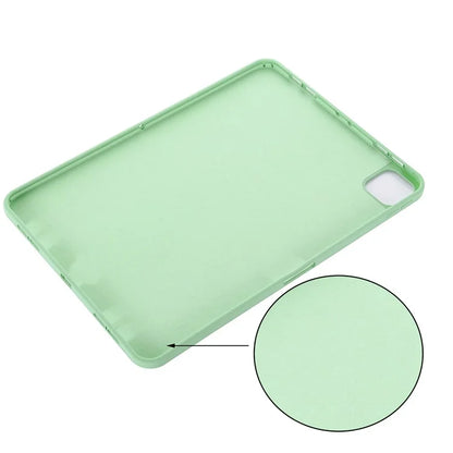 For iPad Pro 11 (2024) Case Liquid Silicone Anti-Scratch Tablet Cover