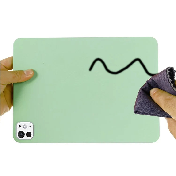 For iPad Pro 11 (2024) Case Liquid Silicone Anti-Scratch Tablet Cover