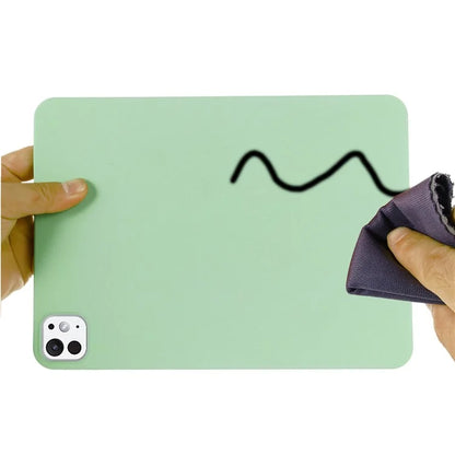 For iPad Pro 11 (2024) Case Liquid Silicone Anti-Scratch Tablet Cover