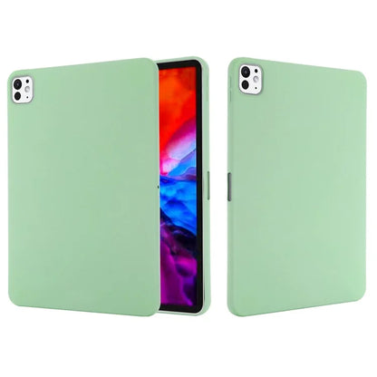 For iPad Pro 11 (2024) Case Liquid Silicone Anti-Scratch Tablet Cover