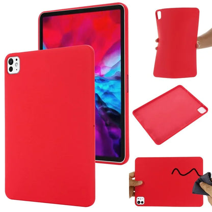 For iPad Pro 11 (2024) Case Liquid Silicone Anti-Scratch Tablet Cover