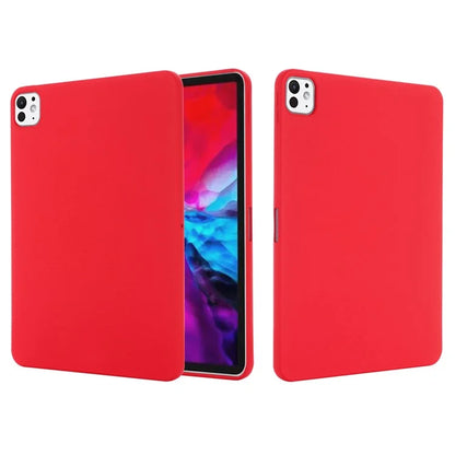 For iPad Pro 11 (2024) Case Liquid Silicone Anti-Scratch Tablet Cover