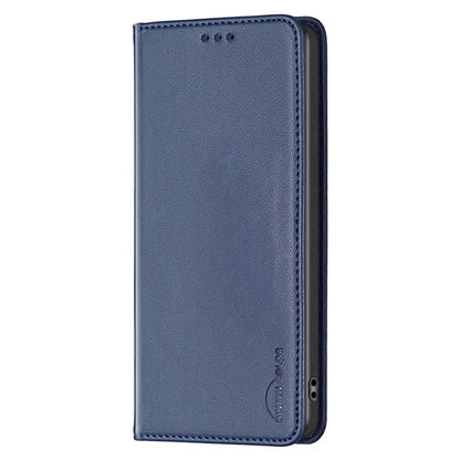 BINFEN COLOR BF18 For iPhone 16 Case Magnetic Closing PU Leather Card Holder Phone Cover