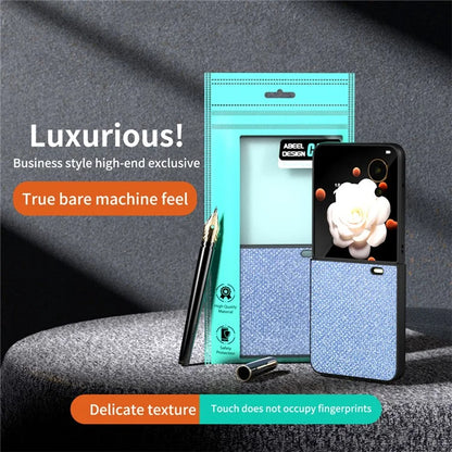 For Honor Magic V Flip 5G Case PU Leather Rhinestone Texture Phone Cover