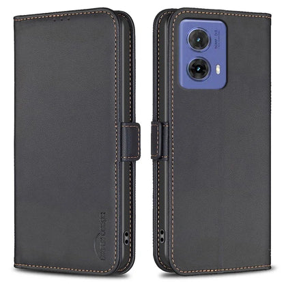 BINFEN COLOR BF31 For Motorola Moto G85 5G / S50 Neo 5G Case Wallet Leather Flip Phone Cover